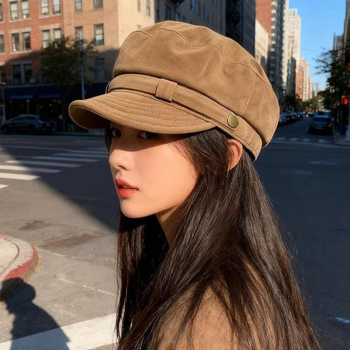 Retro Suede Beret SUN N.
