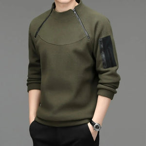 Sweat-shirt Homme Manches Longues - Top Ample Col Rond Printemps/Automne SUN N.