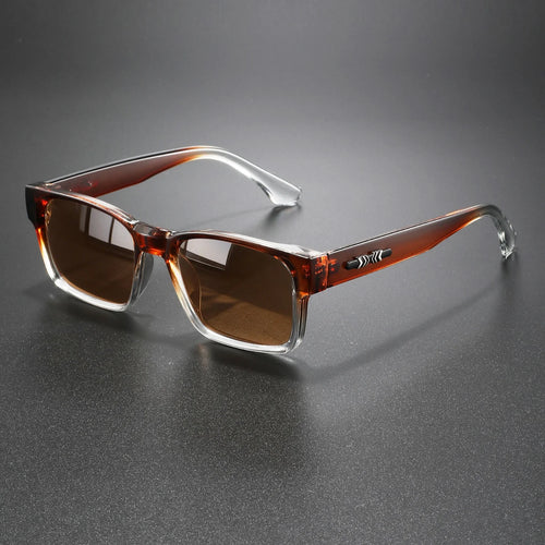 Lunettes de soleil rétro punk - Monture carrée protectrice, UV400 unisexe pour les aventures en plein air et le style décontracté SUN N.