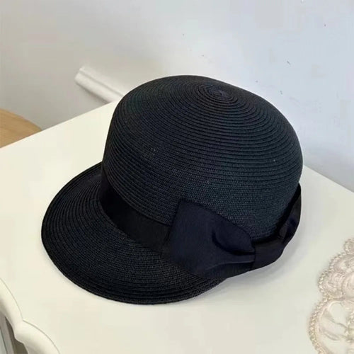 Casquette en paille tissée SUN N.