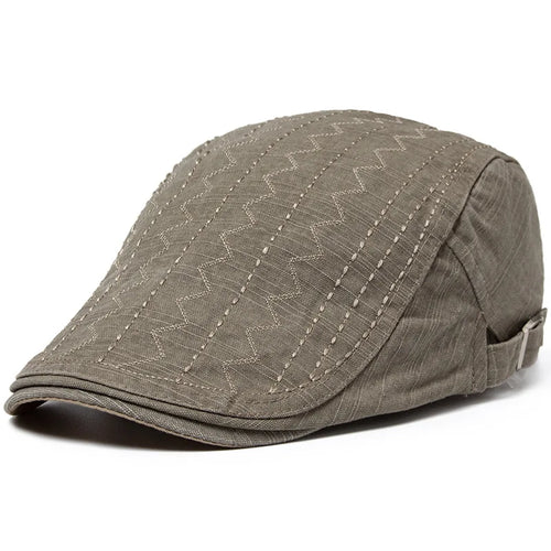 Casquette Gavroche Rétro – Béret Coton Unisexe, Chapeau de Pêche Toutes Saisons SUN N.
