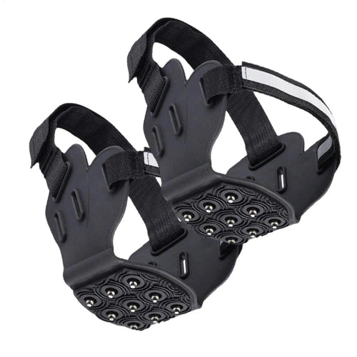 Crampons antidérapants pour bottes, crampons pour la neige et la glace, crampons de traction pour la marche, la randonnée, l'escalade en montagne, en hiver, en plein air SUN N.