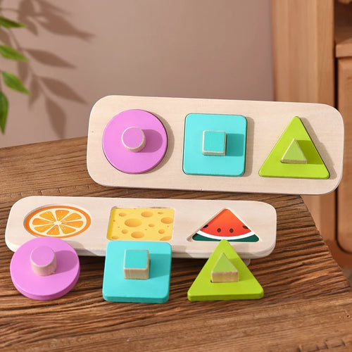Jouets en bois Montessori pour enfants, tri en bois, jouets empilables pour bébés, tout-petits, trieur de documents en forme de dos, cadeaux pour enfants d'âge alth SUN N.