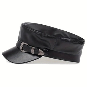 Fashion Women Large Belt Buckle Leather SUN N.