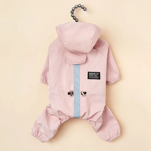Manteau imperméable pour chien et chat – Veste de pluie coupe-vent avec sangle réfléchissante SUN N.