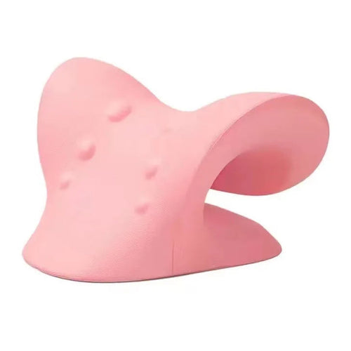Appareil de traction cervicale - Étireur de cou et épaules - Oreiller de massage chiropratique pour soulagement douleur et alignement de la colonne SUN N.