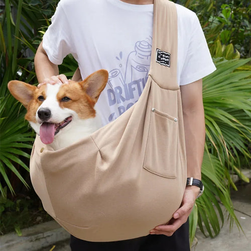 Sac à Bandoulière Confortable pour Chat & Chiot | Transport Portable Voyage Plein Air SUN N.