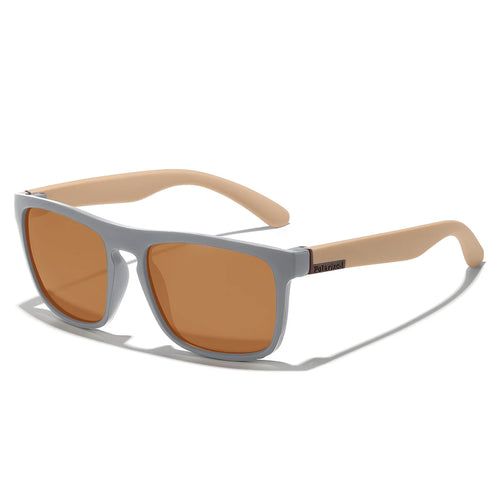 Lunettes de Soleil Polarisées Homme – Style Rétro Monture Carrée, UV400 SUN N.