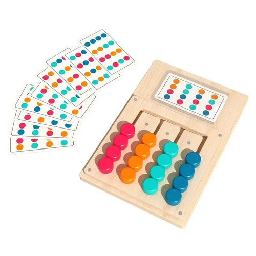 Jouet Montessori en Bois – Tri de Formes et Couleurs Éducatif SUN N.