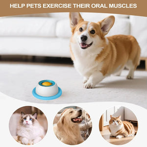 Jouet distributeur de nourriture pour chien - Gamelle anti-glouton puzzle interactif - Accessoire alimentation lente pour chiot et chat SUN N.
