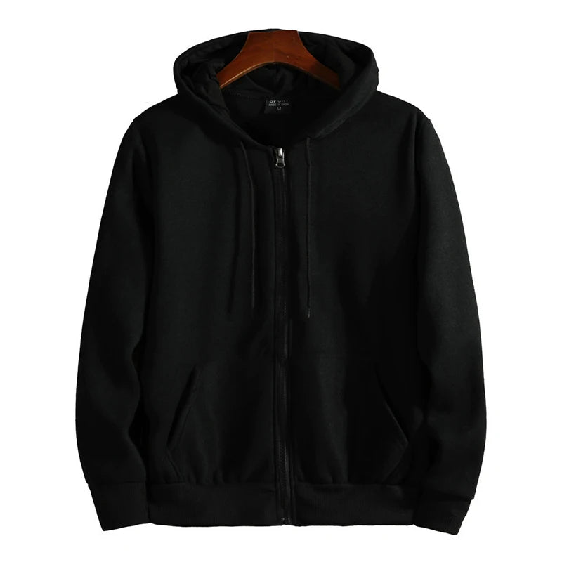 Sweat À Capuche Zippé Homme - Hoodie Ample Sport Décontracté Automne/Hiver SUN N.