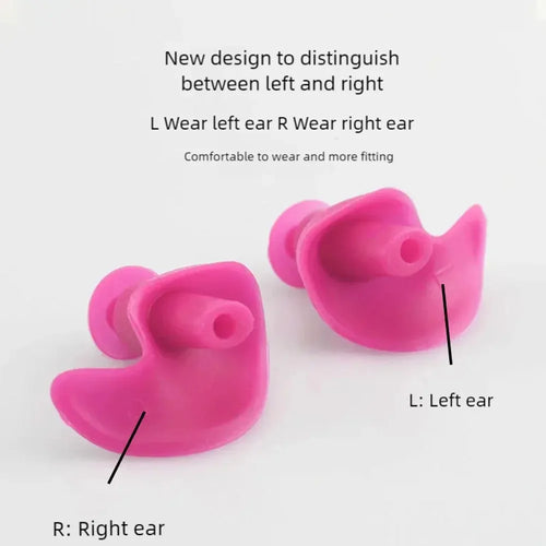 1 paire de bouchons d'oreilles souples et étanches, bouchons d'oreille portables en Silicone, accessoires de natation, bouchons d'oreille souples et portables anti-poussière avec plongée SUN N.