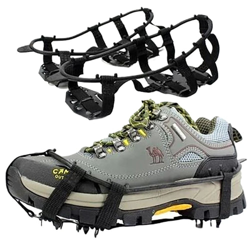 Crampons coordonnants M L pour chaussures, couvre-chaussures, 24 dents, poignées à glace, bottes de randonnée, chaussures d'escalade, pointes d'escalade, 1 paire SUN N.