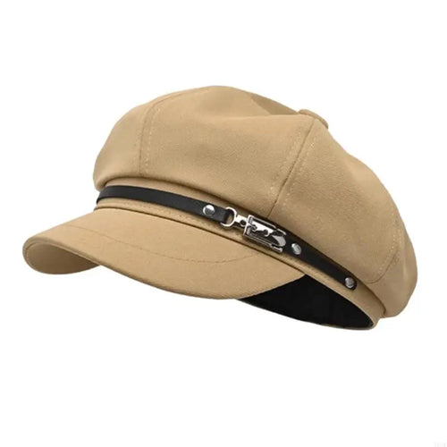 Béret Punk Harajuku à Breloques | Chapeau Peintre Femme Automne Hiver SUN N.