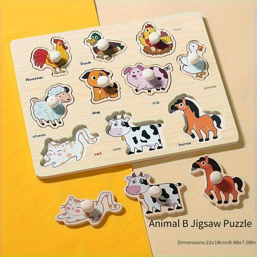 Puzzle Montessori Éducatif – Planche de Géométrie & Correspondance de Formes SUN N.