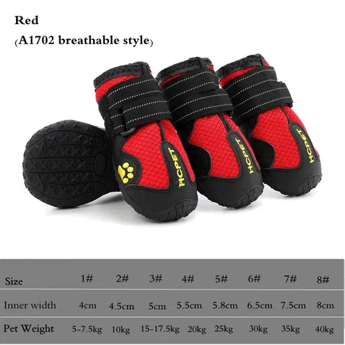 Chaussures d'extérieur pour chien – Imperméables, respirantes et résistantes à l'usure SUN N.