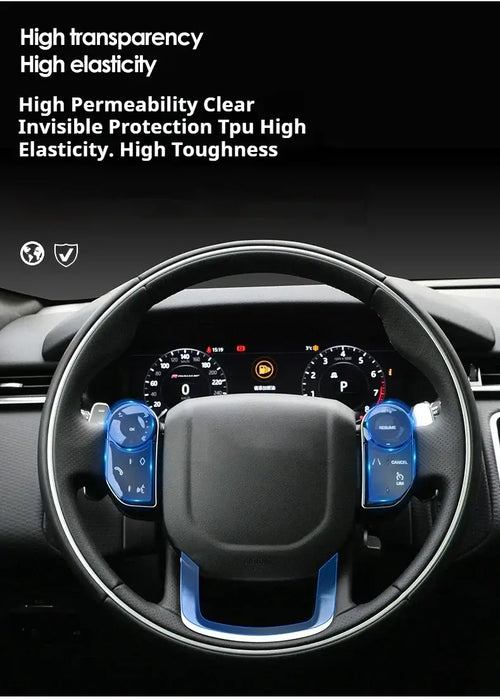Film de Protection TPU Transparent installation in KIA EV6, showing customized fit for the interior for 2022-2024 models.