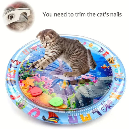 Tapis de Jeu Interactif pour Animaux – Tapis d’Eau Rafraîchissant Anti-Ennui SUN N.