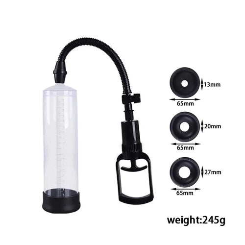 Pompe à Pénis Sous Vide – Dispositif d’Amélioration Masculine & Entraînement Érectile SUN N.