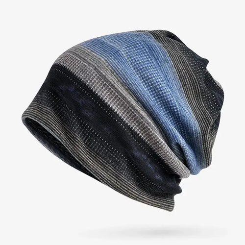 Bonnet Tricot Unisexe en tricot doux avec motifs colorés, parfait pour le style streetwear et le confort au quotidien.