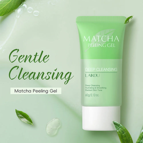 Gommage Visage Gel Matcha LAIKOU - Exfoliant Hydratant Contrôle Sébum 60g SUN N.