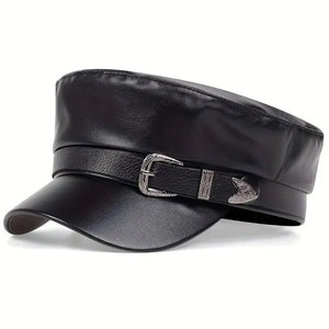 Fashion Women Large Belt Buckle Leather SUN N.