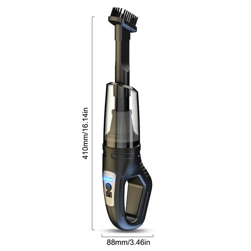 Aspirateur de voiture portable sans fil, rechargeable par USB, aspirateur à main puissant pour voiture, maison, bureau, nettoyage des poils d'animaux SUN N.