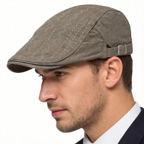 Casquette Gavroche Rétro – Béret Coton Unisexe, Chapeau de Pêche Toutes Saisons SUN N.