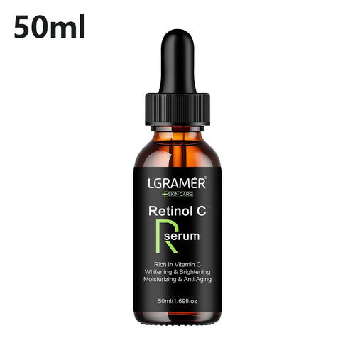 Sérum anti-âge au rétinol, blanchissant, hydratant, élimine les taches pigsens, rétrécit les pores, huile raffermissante pour le visage SUN N.
