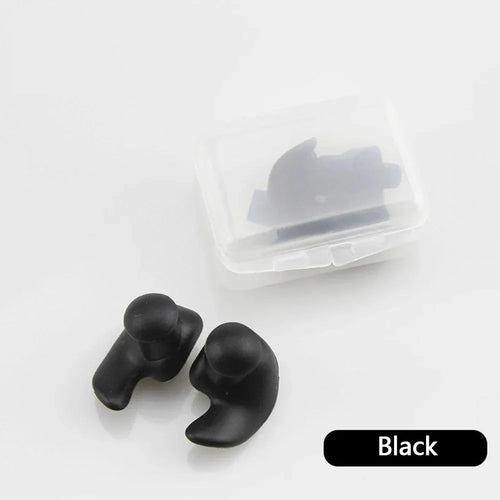 1 paire de bouchons d'oreilles souples et étanches, bouchons d'oreille portables en Silicone, accessoires de natation, bouchons d'oreille souples et portables anti-poussière avec plongée SUN N.