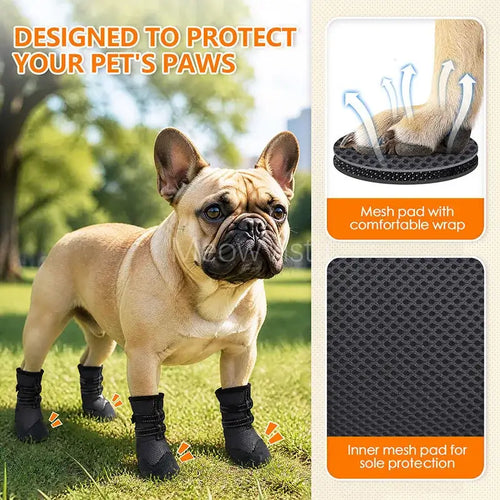 Bottes d'été pour chien – Antidérapantes, respirantes et résistantes à la chaleur SUN N.