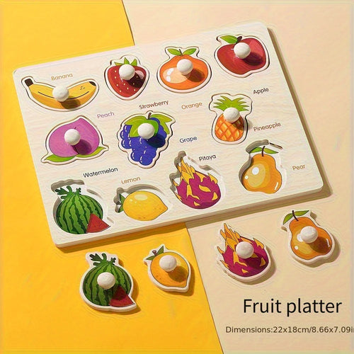 Puzzle Montessori Éducatif – Planche de Géométrie & Correspondance de Formes SUN N.