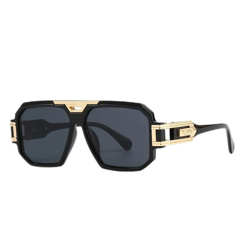 Lunettes de soleil rétro carrées à monture complète, grande monture surdimensionnée, Anti-UV, Uv400, rétro HD, accessoire de Costume SUN N.