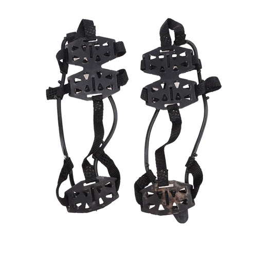 Crampons coordonnants M L pour chaussures, couvre-chaussures, 24 dents, poignées à glace, bottes de randonnée, chaussures d'escalade, pointes d'escalade, 1 paire SUN N.