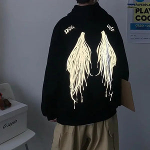 Sweat-shirt Homme à Capuche Streetwear - Graphique Élégant Automne SUN N.