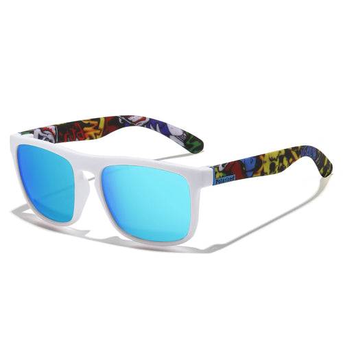 Lunettes de Soleil Polarisées Homme – Style Rétro Monture Carrée, UV400 SUN N.