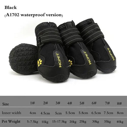 Chaussures d'extérieur pour chien – Imperméables, respirantes et résistantes à l'usure SUN N.