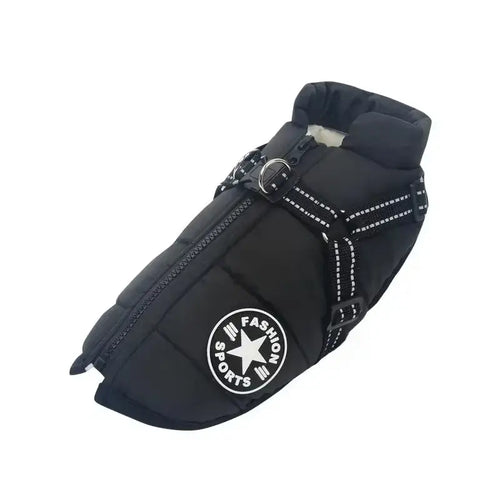 Veste pour chien avec harnais intégré – Manteau hiver chaud et imperméable SUN N.
