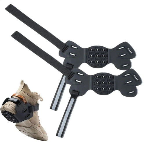 Crampons antidérapants pour bottes, crampons pour la neige et la glace, crampons de traction pour la marche, la randonnée, l'escalade en montagne, en hiver, en plein air SUN N.
