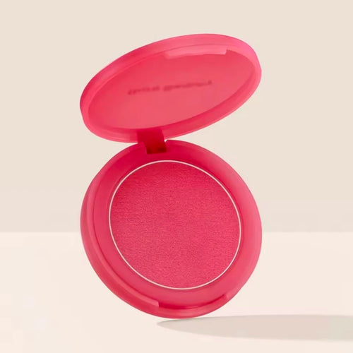 Luminizer & Blush Mat Longue Tenue - Waterproof in a set of four Rare Beauty products on a table.