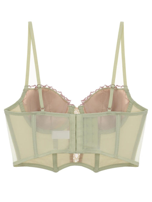 Ensemble Lingerie Dentelle Femme – Soutien Gorge Plongeant Ultra-Fin & Culotte en dentelle raffinée.