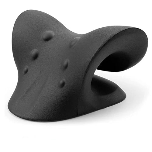 Appareil de traction cervicale - Étireur de cou et épaules - Oreiller de massage chiropratique pour soulagement douleur et alignement de la colonne SUN N.