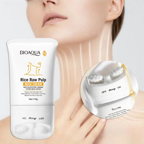 Crème Cou à la Pulpe de Riz Coréenne – Anti-Rides, Hydratante & Lissante SUN N.