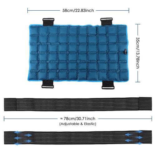 Compresse de glace réutilisable pour l'épaule – Enveloppement chaud/froid pour la zone de l'épaule – Confort et bien-être sportif et quotidien SUN N.