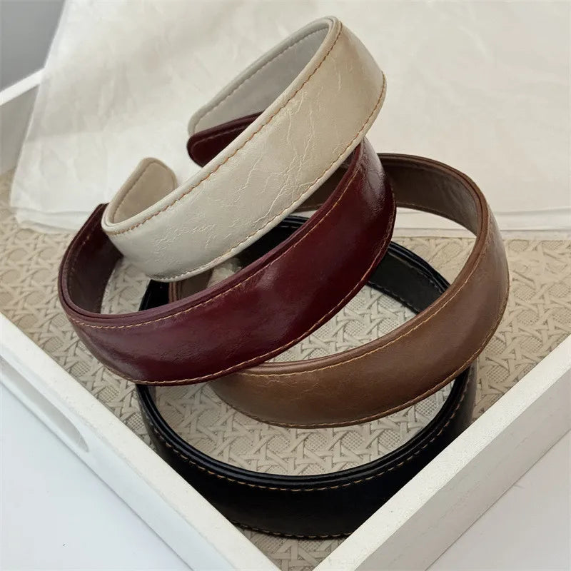 Bandeau en cuir SUN N.