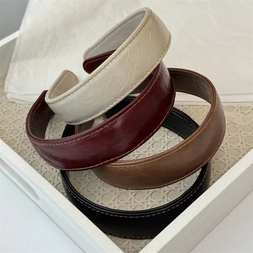 Bandeau en cuir SUN N.
