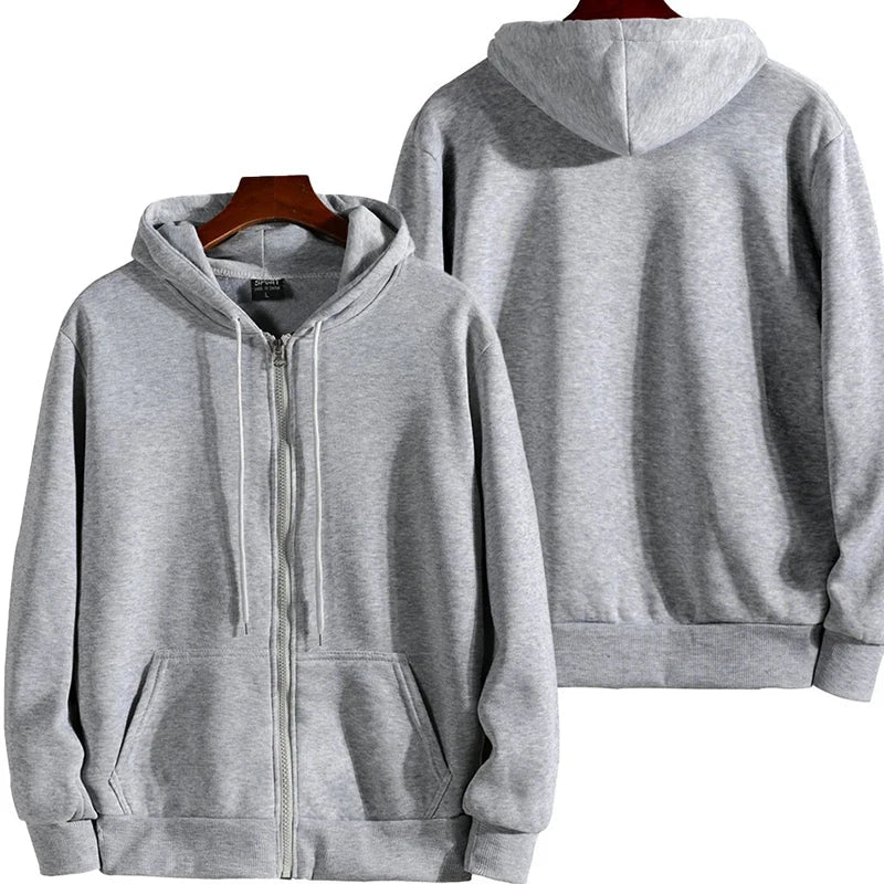 Sweat À Capuche Zippé Homme - Hoodie Ample Sport Décontracté Automne/Hiver SUN N.