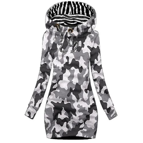 Robe à Capuche Slim – Couleur Unie, Manches Longues & Cordon de Serrage SUN N.