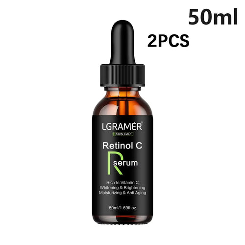 Sérum anti-âge au rétinol, blanchissant, hydratant, élimine les taches pigsens, rétrécit les pores, huile raffermissante pour le visage SUN N.