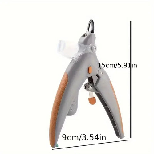 Ciseaux coupe-ongles professionnels en métal pour animaux de compagnie avec lumière LED, outil de coupe d'ongles pour chats et chiens, coupe-griffes pour l'entretien des animaux SUN N.